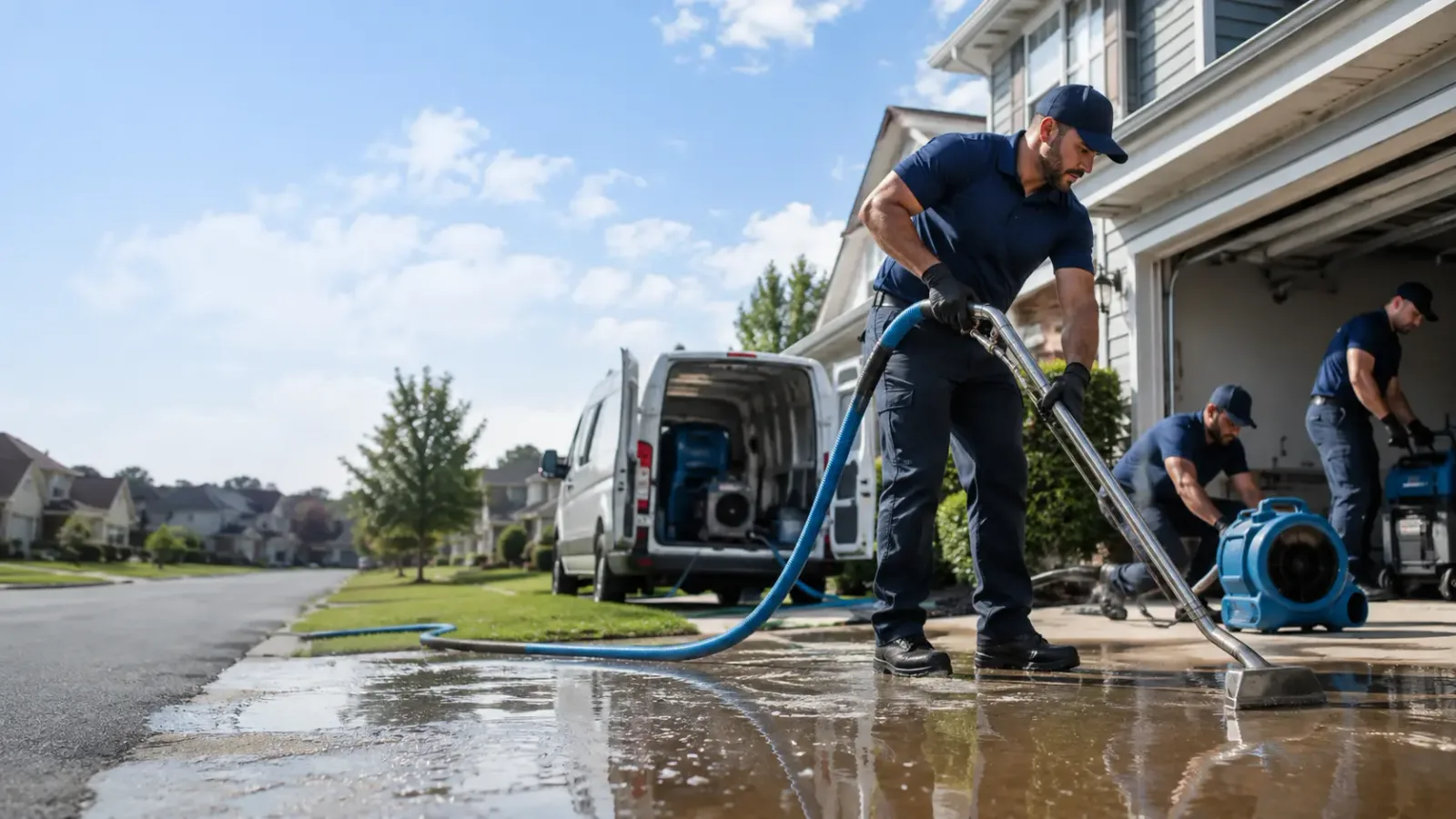 Flood Damage Restoration in Baldwin Place, NY